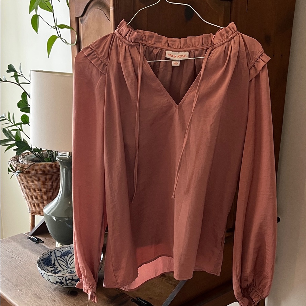 Knox rose  Dusty Rose Blouse